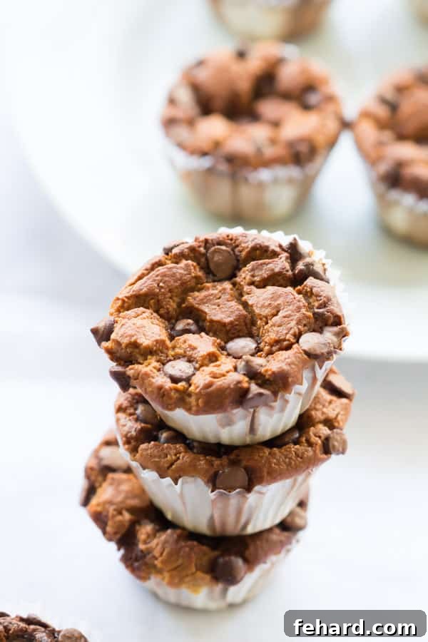One-Bowl Blender Banana Oatmeal Muffins 5 Blender Banana Oatmeal Muffins arranged on a rustic wooden board with a cup of coffee, perfect for breakfast.
