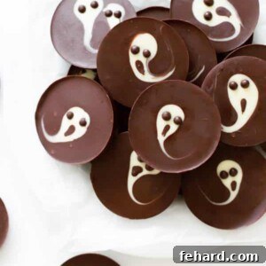 2-Ingredient Ghost Chocolate Cups - A Quick and Fun Halloween Treat