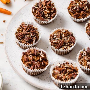 Wholesome Gluten-Free Carrot Muffins 7 An appetizing close-up of Gluten-Free Carrot Muffins.
