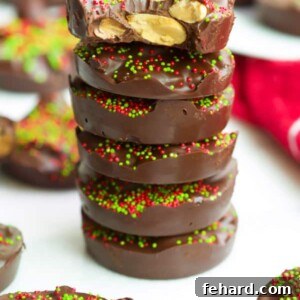 Festive Chocolate Almond Cups 2 Christmas Almond Chocolate Cups