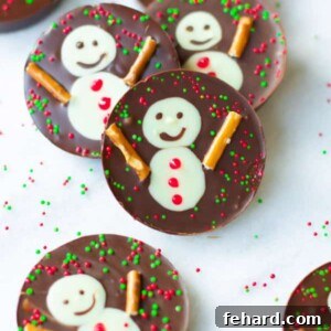 Snowman Chocolate Cups recipe image