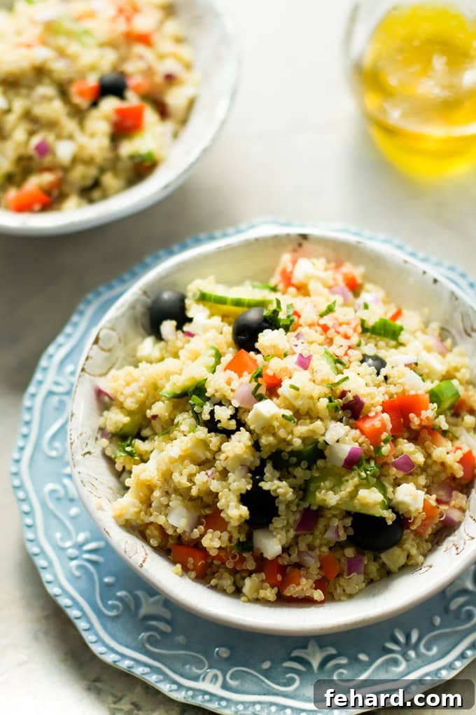 Quinoa Greek Salad