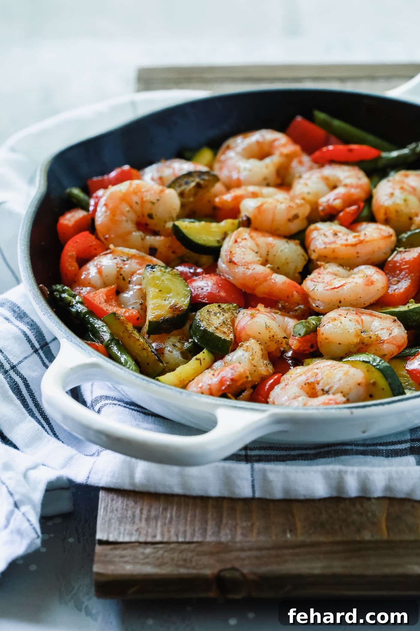 Shrimp Vegetable Skillet Primavera Kitchen