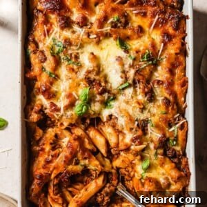 Baked Ziti With Ground Beef