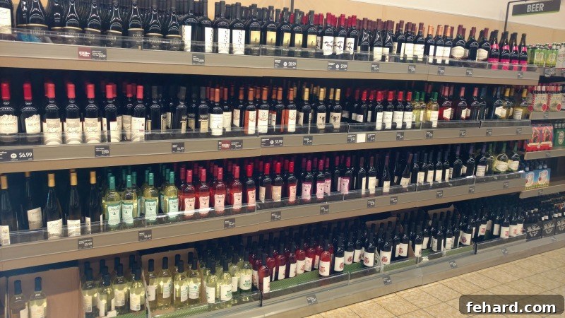 Aldi 10 Best Buys 11 ALDI alcohol selection, featuring a diverse range of wines and spirits at attractive prices.