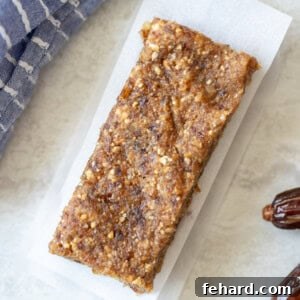 Larabar on Parchment Paper - A healthy, no-bake fruit and nut bar.