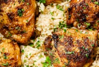 Easy Slow Cooker Chicken and Rice