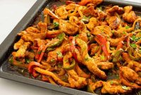 Effortless Sheet Pan Chicken Fajitas