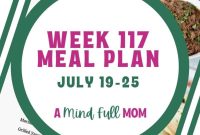 Meal Plan 117: 7-Day Balanced Menu for Busy Weeknights