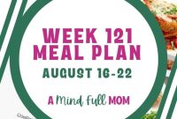 Meal Plan 121: 7-Day Family Meal Menu