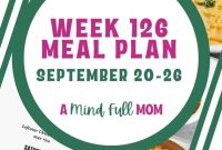 Week 126 Meal Plan: Recipes, Prep Tips & Grocery List